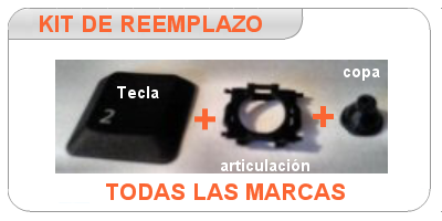 Teclas portátil kit de reemplazo