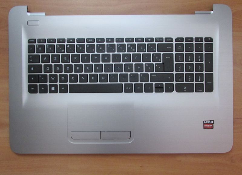 Clavier azerty + topcase pour ordinateur hp 17-Y / AZERTY