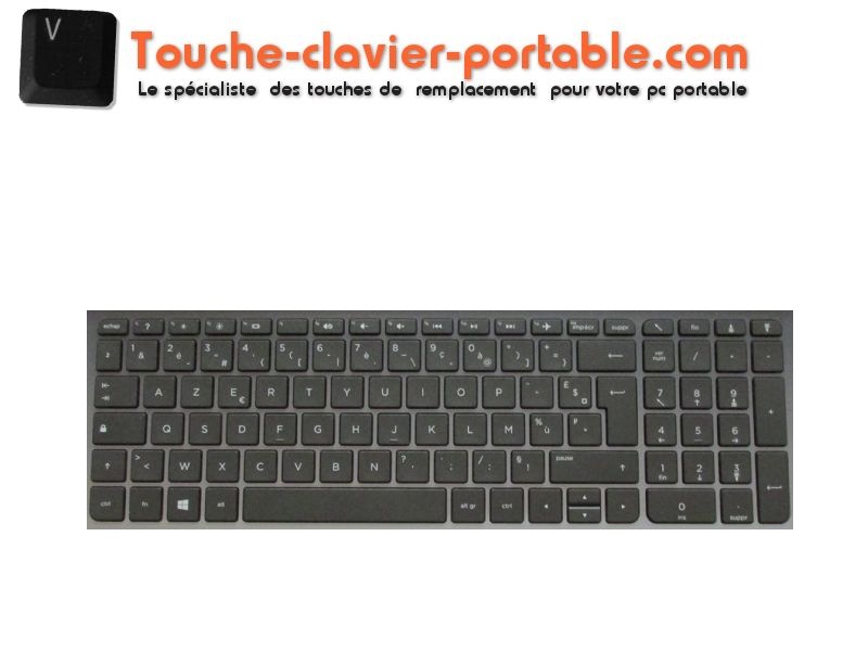 Tastiera Sostitutiva Per Laptop HP Pavilion 15-p264na (Regno Unito, Nera) – Power4Laptops